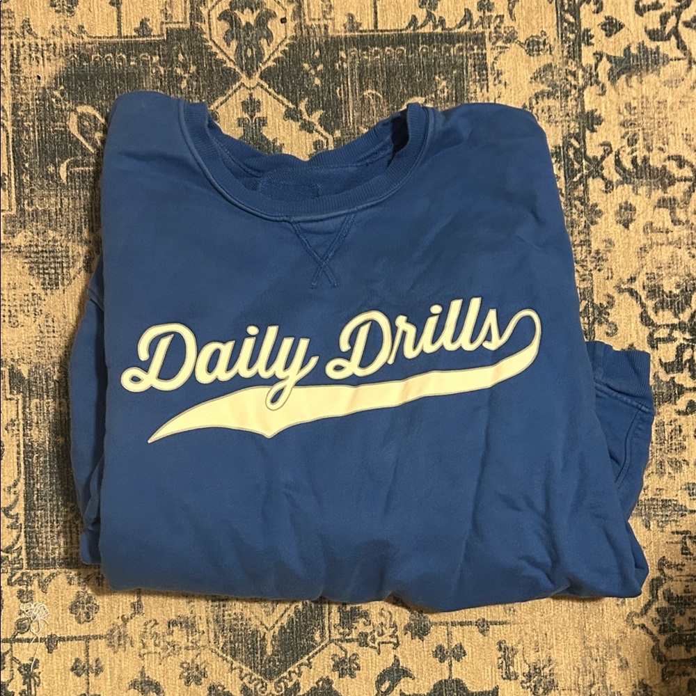 Daily Drills Blue Sweater